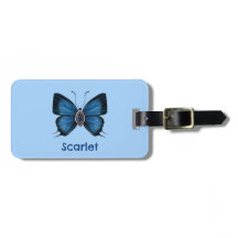 Borboleta Real Pavão Azul Personalizado