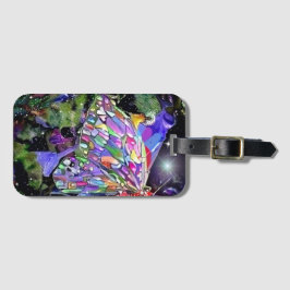 Etiqueta De Bagagem Borboleta Secreta