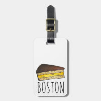 Boston Cream Pie Slice Massachusetts Foodie Amarel