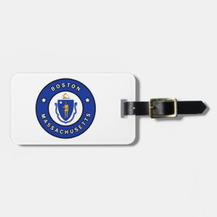 Etiqueta De Bagagem Boston Massachusetts