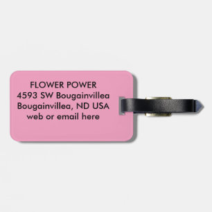 Etiqueta De Bagagem Bougainvillea Tag