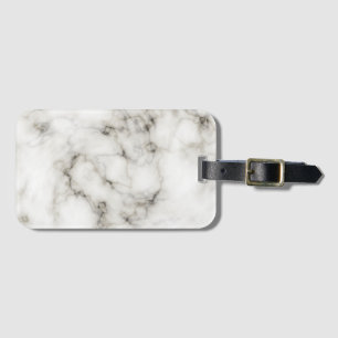 Etiqueta De Bagagem branco-mármore