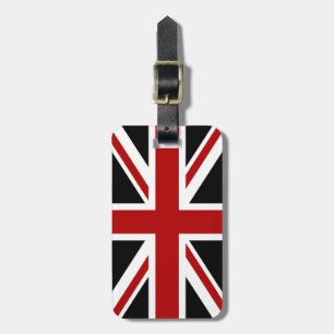 Etiqueta De Bagagem Branco vermelho do preto da bandeira de Inglaterra
