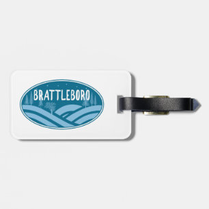 Etiqueta De Bagagem Brattleboro Vermont ao ar livre