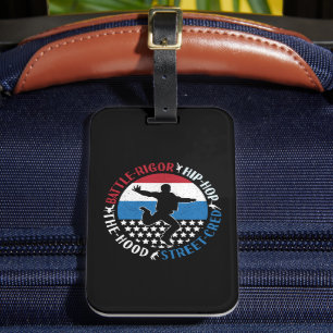 Etiqueta De Bagagem Break Dance Breakdancing Hip-Salto Boy