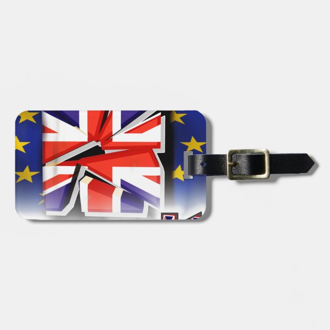 Etiqueta De Bagagem brexit (Frente Horizontal)