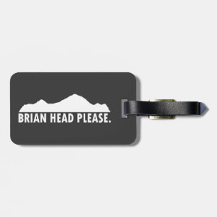 Etiqueta De Bagagem Brian Head Utah Por Favor