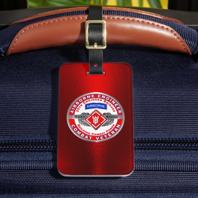 Etiqueta De Bagagem Brigada 20 Engenheiro (Frente Insitu 2)