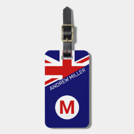 Etiqueta De Bagagem British Flag Personalizou a bagagem de viagem mode