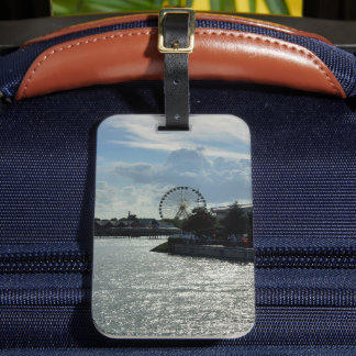 Etiqueta De Bagagem Broadway na praia, Myrtle Beach, SC