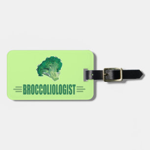 Etiqueta De Bagagem Brócolos engraçados