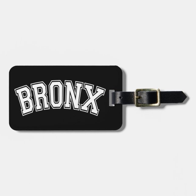 ETIQUETA DE BAGAGEM BRONX (Frente Horizontal)