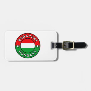Etiqueta De Bagagem Budapest Hungria