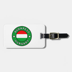 Etiqueta De Bagagem Budapest Hungria