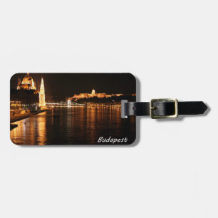 Etiqueta De Bagagem Budapest na noite