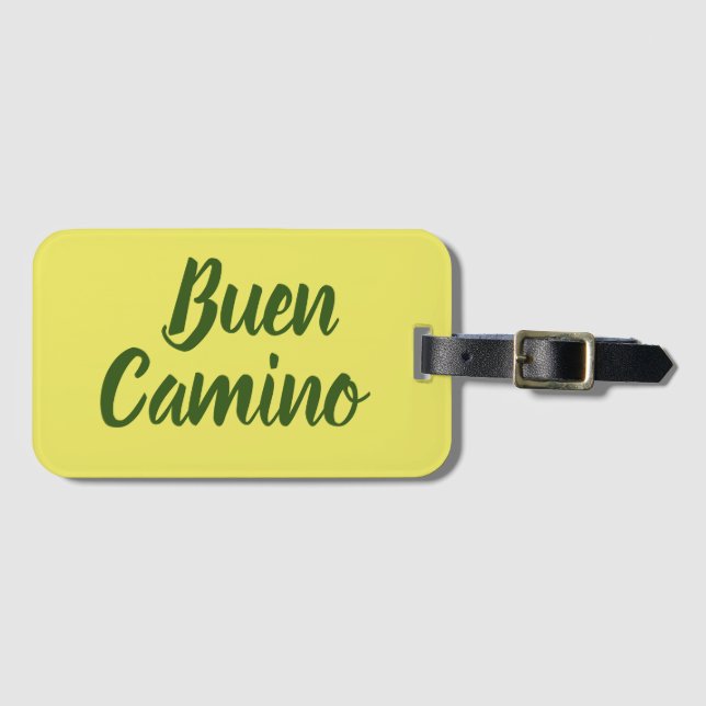 Etiqueta De Bagagem Buen Camino de Santiago (Frente Horizontal)