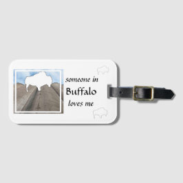 Etiqueta De Bagagem Buffalo Love 21 Bagagem
