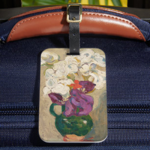 Etiqueta De Bagagem Buquê de Iris Louis Valtat