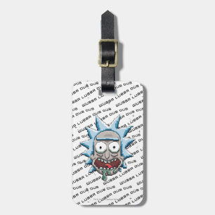 Etiqueta De Bagagem Cabeça de Rick Pixelversa