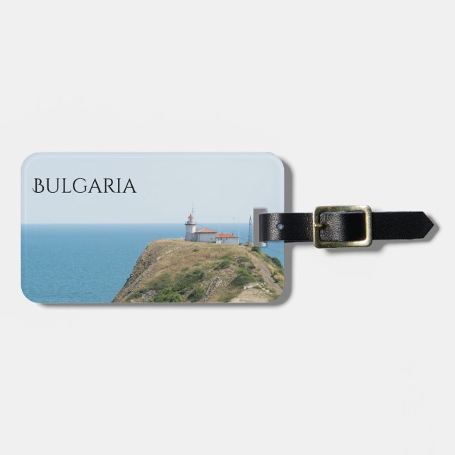 Etiqueta De Bagagem Cabo Emine. Bulgária (Frente Horizontal)