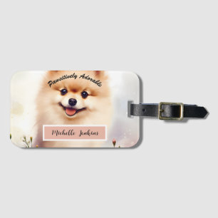 Etiqueta De Bagagem Cachorro Corinto, Pomerânia