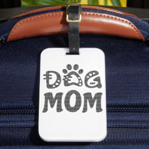 Etiqueta De Bagagem Cachorro Mãe