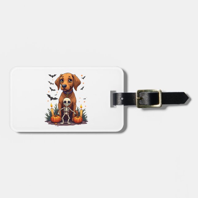 Etiqueta De Bagagem Cachorro Voodoo Vizsla (Frente Horizontal)
