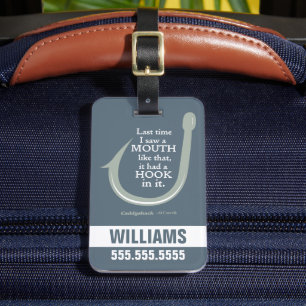 Etiqueta De Bagagem Caddyshack A Última Vez Que Vi Uma Boca Assim