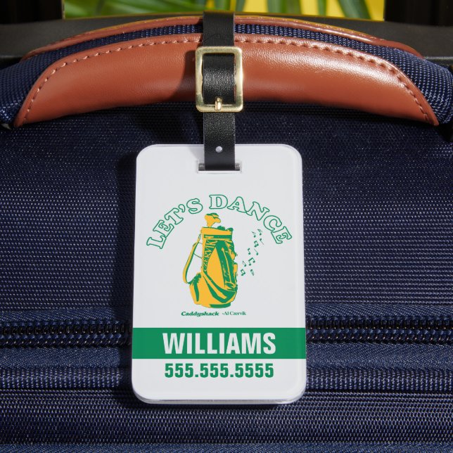 Etiqueta De Bagagem Caddyshack | VAMOS (Frente Insitu 2)