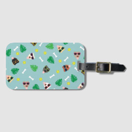 Etiqueta De Bagagem Cães de Férias