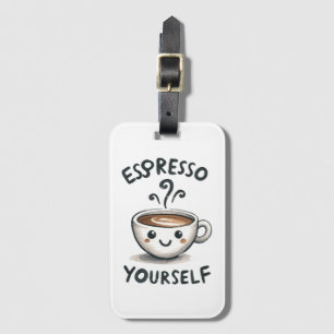 Etiqueta De Bagagem Café Espresso Yourself