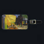 Etiqueta De Bagagem Cafe Terrace na Night Van Gogh<br><div class="desc">Trabalhos de arte e pinturas do Excelente do pintor impressionista poste Vincent Van Gogh</div>