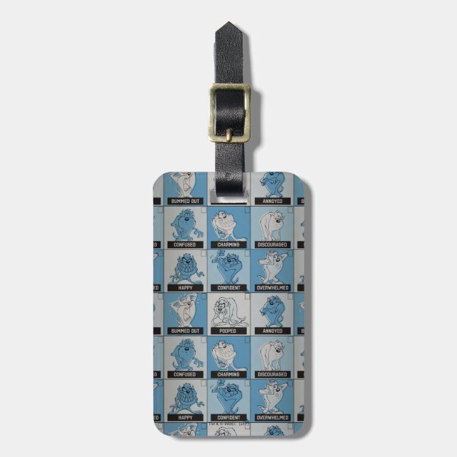 Etiqueta De Bagagem Caixa de seleção TAZ™ Emotion (Frente Vertical)