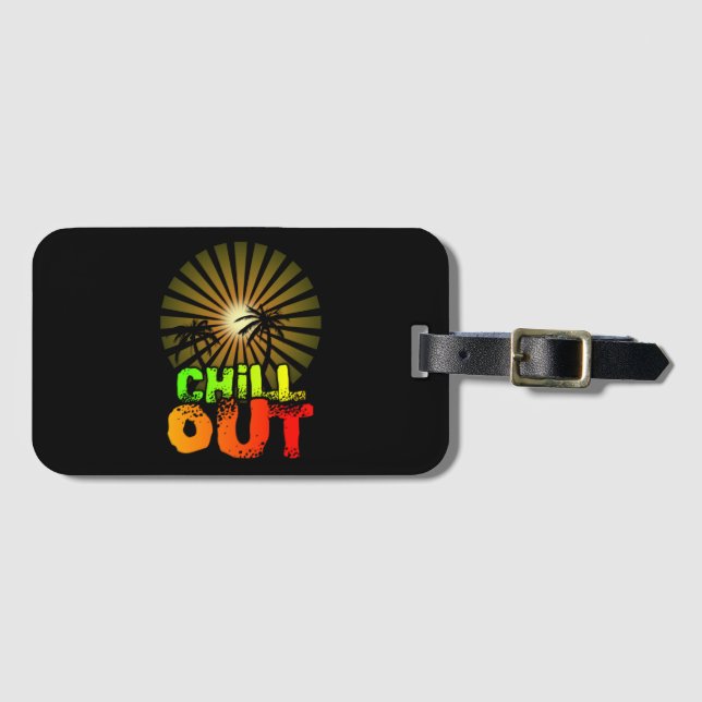 Etiqueta De Bagagem Calar a Jamaica (Frente Horizontal)