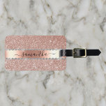 Etiqueta De Bagagem Caligrafia Rosa de Diamante Dourada com Leitura ma<br><div class="desc">Este design pode ser personalizado na área fornecida pela alteração da foto e/ou do texto. Ou pode ser personalizado clicando em Personalizar este Modelo e, em seguida, escolhendo o clique para personalizar mais a opção e excluir ou alterar a cor do plano de fundo, adicionar texto, alterar a cor ou...</div>