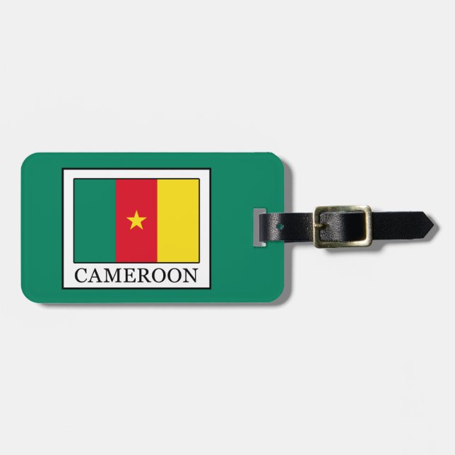 Etiqueta De Bagagem Camarões (Frente Horizontal)