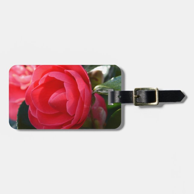 Etiqueta De Bagagem Camellia Blossom (Frente Horizontal)