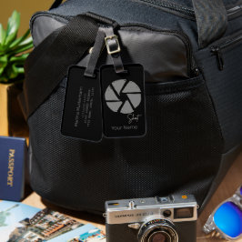 Etiqueta De Bagagem Câmera retrorreflectora de abertura de abertura po