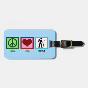 Etiqueta De Bagagem Caminhada do amor da paz