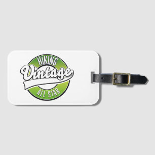 Etiqueta De Bagagem Caminhada Vintage tudo estrela