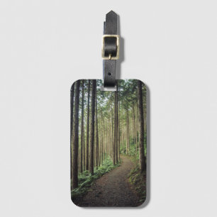 Etiqueta De Bagagem Caminhando nas montanhas Wakayama, Japão
