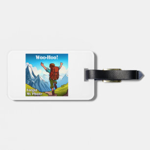 Etiqueta De Bagagem Caminhando Woo-Hoo Esqueceu meu Telefone