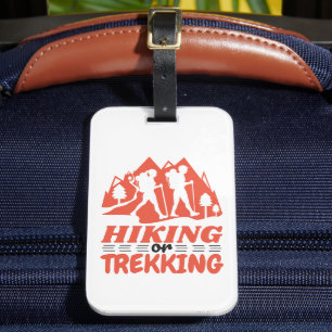 Etiqueta De Bagagem Caminho ou Trekking