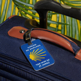 Etiqueta De Bagagem Camino de Santiago A rua James 0001