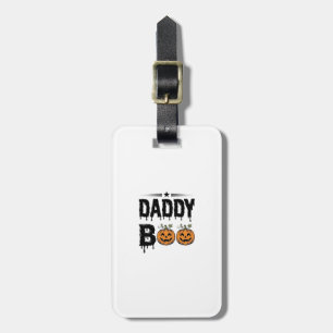 Etiqueta De Bagagem Camisa de Abóbora de Halloween Vintage Daddy Boo D