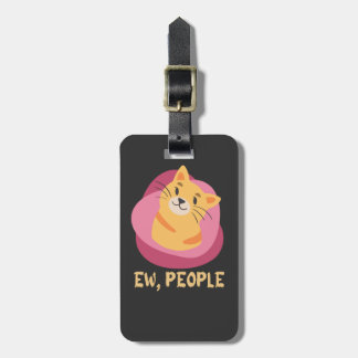 Etiqueta De Bagagem Camisa de gato, gato preto, camiseta de gato, gato