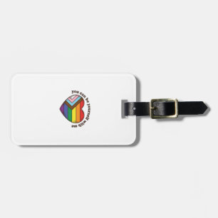 Etiqueta De Bagagem Camiseta Orgulho Coração Você Pode Ser Você Mesmo 