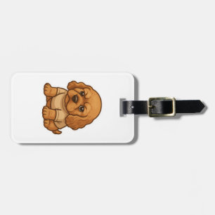 Etiqueta De Bagagem Camiseta Personalizada Presente Engraçado Cachorro