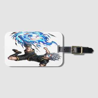 Etiqueta De Bagagem Camiseta Spirit Striker Blue Energy Anime OC