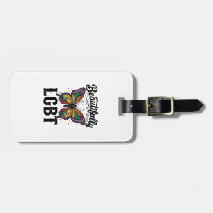 Etiqueta De Bagagem Camiseta Vintage Orgulho Borboleta LGBT Maravilhos